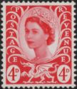 Queen Elizabeth II - 4d Wilding Portrait