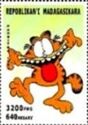 Garfield sticking out tongue