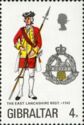 Officer of the East Lancashire Regiment, 1742