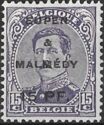 Overprint "Eupen & Malmédy" and Surcharge on King Albert I