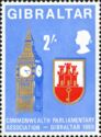 Clock Tower, Westminster (Big Ben) and Arms of Gibraltar