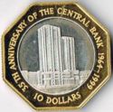 10 Dollars (35th Anniversary Central Bank)