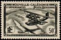 Seaplane and Map of New Caledonia
