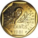 2 Francs (Piedfort - Gold)