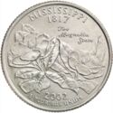 25 Cents / Quarter (Mississippi - The Magnolia State)