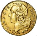 2 Louis d'or (Louis XV. - D - Lyon)