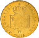 2 Louis d'or (Louis XVI. - H - La Rochelle)