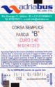 corsa semplice fascia "B"