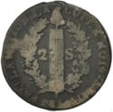 2 Sols (Louis XVI. "FRANÇOIS" - L - Bayonne)