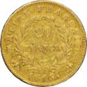 20 Francs (Hundred Days - L - Bayonne)