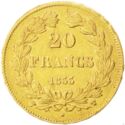 20 Francs (Louis-Philippe I - W - Lille)