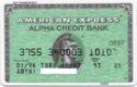 American Express Alpha Credit Bank