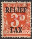 Relief Tax overprint