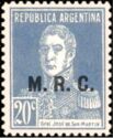 José Francisco de San Martín (1778-1850), ovpt. “M.R.C.”