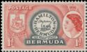 "Perot stamp" 1st stamp of Bermuda