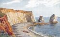1643 The Cliffs. Freshwater Bay. Isle of Wight.