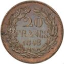 20 Francs (Essai Piedfort Gayrard - Copper)
