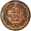 20 Francs (Essai Piedfort Gayrard - Copper)