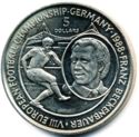 5 Dollars (8th European soccer games - Franz Beckenbauer)