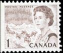 Queen Elizabeth II, northern lights and dog sled team