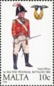 Field Officer, 1st Maltese Provincial Battalion, 1805