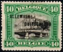 Overprint "ALLEMAGNE DUITSCHLAND" on Dinant - Perf. 14