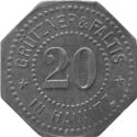 20 Pfennig (Grützner & Faltis)
