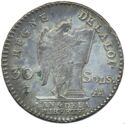 30 Sols (¼ Ecu. Louis XVI - "FRANÇOIS" - AA - Metz)