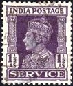 King George VI wearing Imperial Crown of India