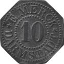 10 Pfennig (E. Merck)
