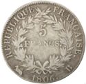 5 Francs (Emperor. B - Rouen)