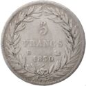 5 Francs (Louis Philips I. K - Bordeaux. Engraved edge)