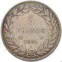 5 Francs (Louis Philips I. MA - Marseille. Engraved edge)