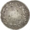 5 Francs (Louis Philips I. W - Lille. Without I. Engraved edge)