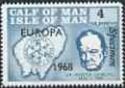 Churchill issue with "Europa 1968 Specimen" overprint
