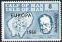 Churchill issue with "Europa 1968 Specimen" overprint