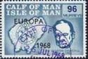 Churchill issue with "Europa 1968" overprint