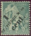 Type Alphée Dubois overprinted and surcharged