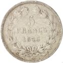5 Francs (Louis Philips I. BB - Strasbourg)