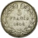 5 Francs (Louis Philips I. K - Bordeaux)