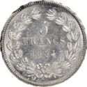 5 Francs (Louis Philips I. W - Lille)