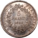 5 Francs (Hercule. BB - Strasbourg)