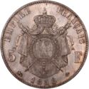 5 Francs (Napoleon III. D - Lyon)