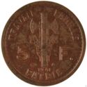 5 Francs (Essai Type II & III)