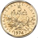 5 Francs (Piefort - Gold)