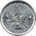 5 Francs (Piefort - Platinum)