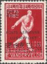 Overprinted 'POSTE AERIENNE-LUCHTPOST' - Perfins