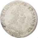 5 Sols (Louis XIV. 1/16 Ecu - E - Tours)