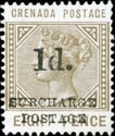 Queen Victoria (1819-1901) - Overprinted SURCHARGE POSTAGE