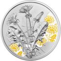 10 Euro (Flower language - Dandelion - Silver color Proof)